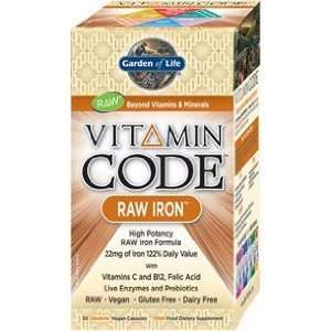  Garden of Life Vitamin Code Raw Iron Health & Personal 