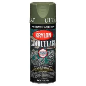   Paint, 11 Ounce, Camouflage Woodland Light Green