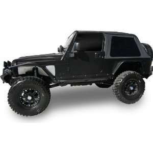  Tinted Windows in Black Diamond for 04 06 Jeep Wrangler TJ Unlimited 
