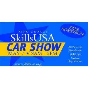  3x6 Vinyl Banner   SkillsUSA Car Show 
