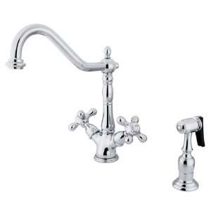 Princeton Brass PKS1231AXBS two handle mono deck mout kitchen faucet 