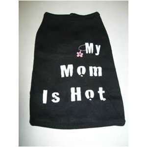  T 16MMH Tank Top with saying My Mom is Hot Medium Black 