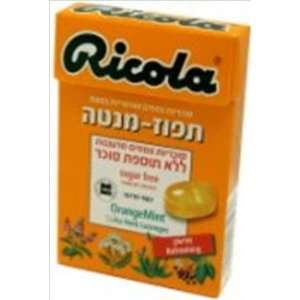 Ricola Sugar Free Orange Flv Candy Box 20 pack  Grocery 