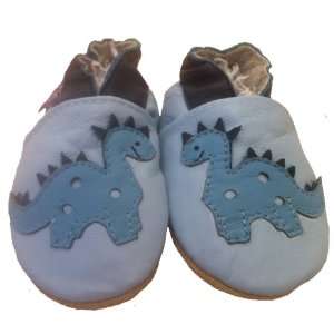  Tinys Soft Leather Baby Shoes   Dinosaur 0 6 Months Baby