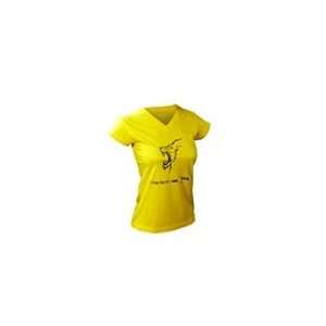 IPL Chennai Super Kings Tshirt Yellow  Ladies V Sports 