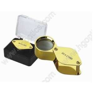  Jewelers Loupe 30x Gold Polished (Qty12) Industrial 