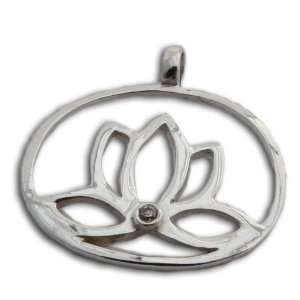  Enlightenment Lotus Pendant Stone Jewelry