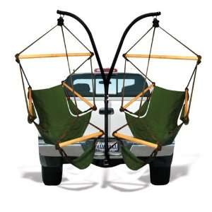  Trailer Hitch Stand and Hammaka Green Cradle Chair Comob 