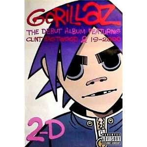  GORILLAZ DEBUT 2D 24x36 Poster 