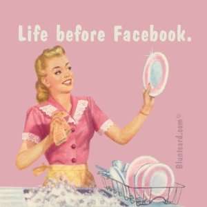  Life before facebook Magnet