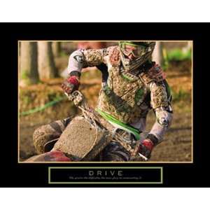  (22x28) Drive Jerry Angelica Motocross Muddy Racer 