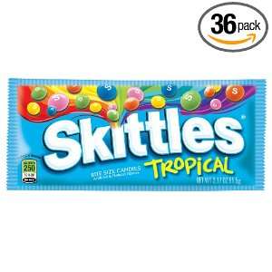 Skittles Tropical Candy, 36 Count Packages (Pack of 36)