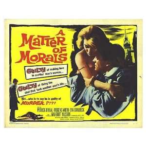  Matter Of Morals Original Movie Poster, 28 x 22 (1961 