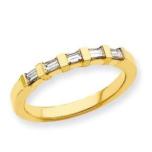  14k Baguette Anniversary Band Mounting Jewelry