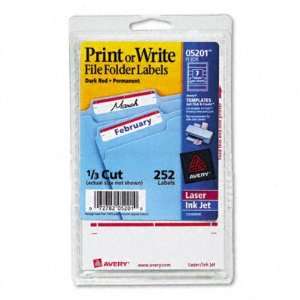  Avery Print or Write File Folder Labels AVE05201 Office 