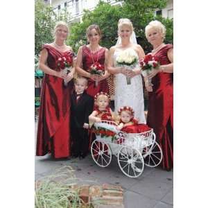  Wedding Wagon with Rope Pull Baby
