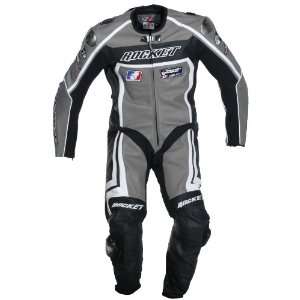  Piece Motorcycle Race Suit Gunmetal/White/Black 44 750 0644 (Closeout