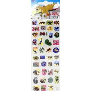  Crystal Sticker   Dino (2 Sheets)   #08007 Toys & Games