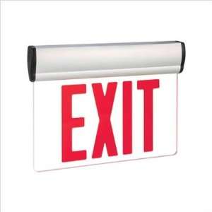  Single Face Red LED Edge Lit Exit Sign