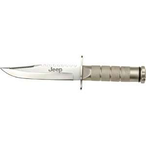  Jeep Knives Silver 8 1/2 InchSurvival Knife Sports 