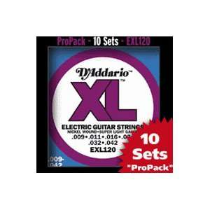  DAddario EXL115 10P Nickel Wound Electric Guitar Strings 