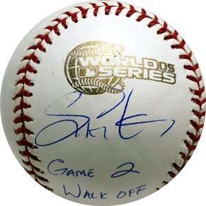   Official Game 2 WalkOff   Autographed Baseballs