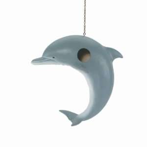  Spoontiques 10274 Dolphin Birdhouse Patio, Lawn & Garden