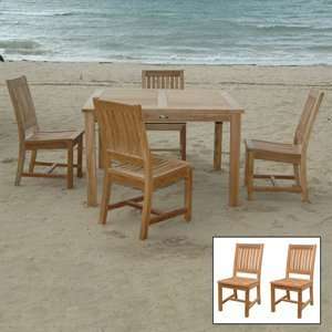  Anderson Teak Set 106A Outdoor Dining Set Patio, Lawn 