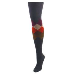  Charcoal Argyle Combo Tights Baby