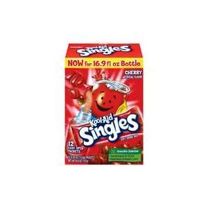 Kool Aid Singles Cherry 12 Count Packets (Pack of 12) (PACKAGEING MAY 
