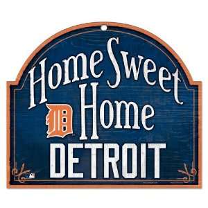  Detroit Tigers Wood Arched Sign 10x11 
