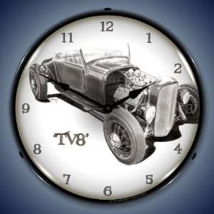  Tim Odell TV8 Vintage Lighted Wall Clock