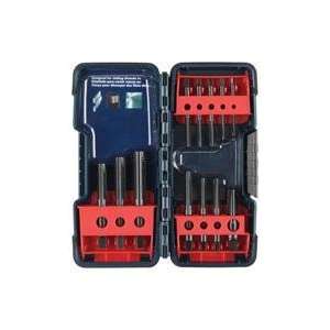 Bosch B46215 12 Piece Screw Extractor and Drill Set, Black 