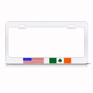  Irish American Ireland Flag Country Metal license plate 
