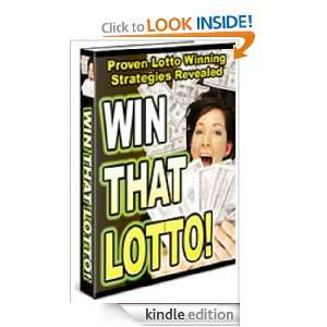 Win That Lotto Anonymous  Kindle Store