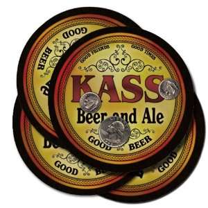  Kass Beer and Ale Coaster Set