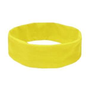  Yellow Solid Stretchy Headwrap