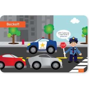   Spark Laminated Placemats   Police On Duty (Asian Boy)