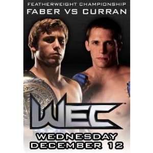  WEC 31 Autographed Poster 