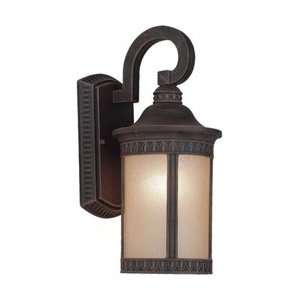  Forte Lighting 1771 01 28 Outdoor Sconce, Painted Rust 