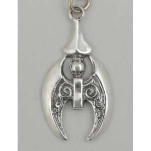   Beautifully Detailed Labrys Pendant in Sterling Silver Made in America