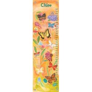  Exotic Butterflies Growth Chart Baby