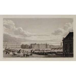 1831 Seine Pont Neuf Pont des Arts Paris Engraving   Original Steel 