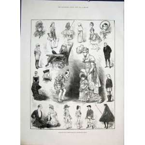   Juvenile Fancy Dress Ball Mansion House Sketches 1883