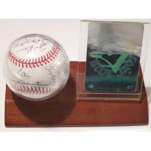 2010 Toronto Blue Jays Team Signed Autographed Baseball 
