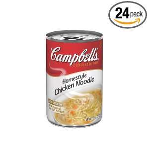 Campbells Red & White Homestyle Chicken Noodle, 10.75 Ounce Cans 