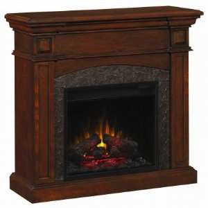  900372N Mahogany Dual Mantel Electric Fireplace with 