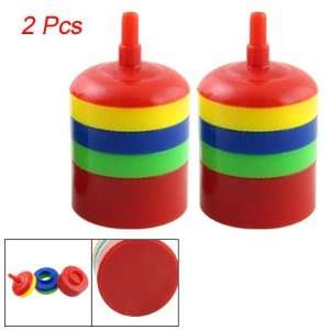  Como Tank Cylinder Shaped Colored Plastic Air Stone Red 