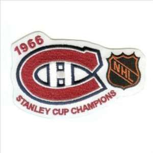  NHL Stanley Cup Champions Patch   Montreal Canadiens 1965 
