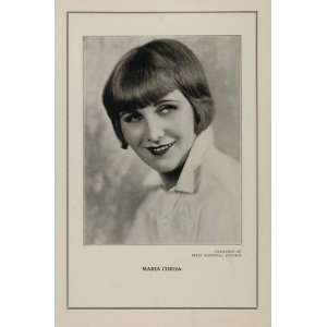  1927 Silent Film Star Maria Corda First National Print 